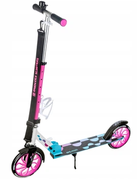 Двухколесный детский самокат Raven Galaxia LED Blue/Pink 200 мм (sk924)