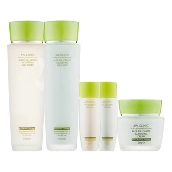 Набор от морщин с муцином улитки 3W Clinic Snail Moist Control Skin Care 3 Set