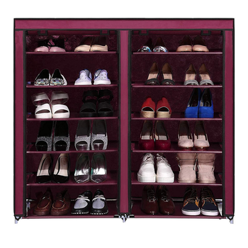 Органайзер для хранения обуви Shoe Storage 2712 Бордовый пластик (SN9QI8967)