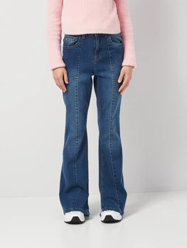 Дитячі джинси-кльош для дівчинки Coccodrillo Jeans Collection Girl WC5123101JCG-015 116 см Сині (5904986536872)