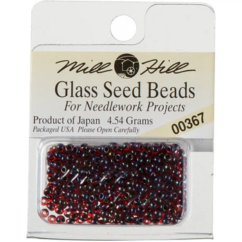 Бісер для вишивки Mill Hill Glass Seed Beads Гранат (00367)