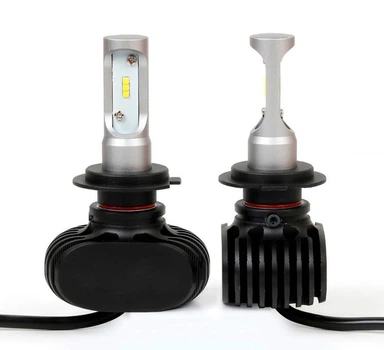 Комплект світлодіодних ламп HeadLight S1 H7 6500K 8000lm з радіатором 12-24V