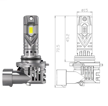 Комплект світлодіодних ламп Qline SA HB4 (9006) 52W 6000K Qline (Small Active) 12V