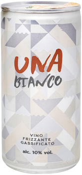 Вино ігристе Una Bianco біле сухе 0.2 л 10% (4003301083037)