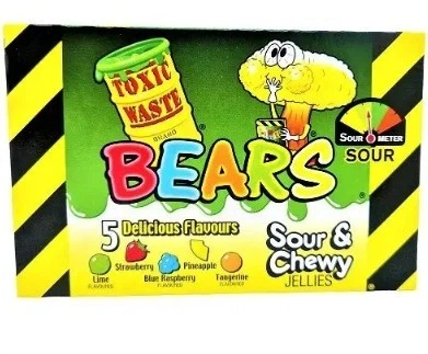 Желейки Toxic Waste Bears Sour & Chewy 85г