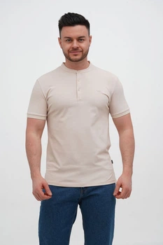 Футболка стойка Trend Collection 618 бежевый (APRICOT) L