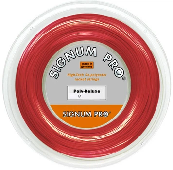 Струны для теннисных ракеток Signum Pro Poly Deluxe red 1.28 мм 200 м (Poly Deluxe red 1,28)
