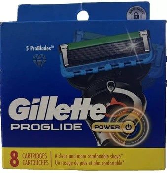 Сменные лезвия Gillette Fusion Proglide Power 8 шт производство США