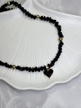 Кольє Mirshine Crystal Heart Black