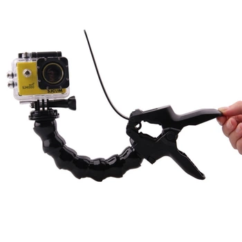 Шарнірне кріплення Прищіпка із затискачем для екшн-камер Eken, gopro, sjcam, Aspiring, Airon