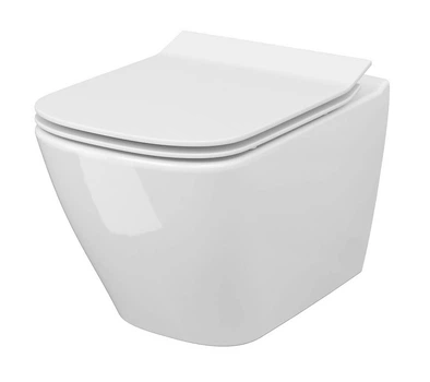 Подвесной унитаз Cersanit City Square CleanOn с сидением duraplast Soft Close S701-405