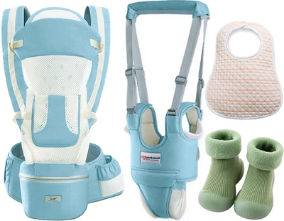 Хіпсит ерго-рюкзак Baby Carrier 6 в 1 М'ятний (vol-10129)