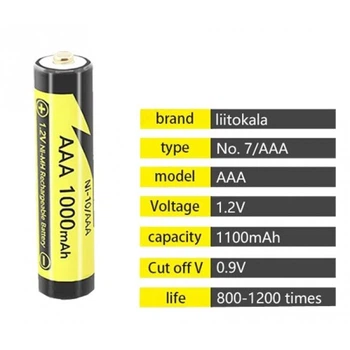 Аккумулятор AAA LiitoKala Ni-10/AAA 1.2В 1000 мАч