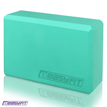 Блок для йоги (йога блок, кирпич для йоги) EasyFit мятный
