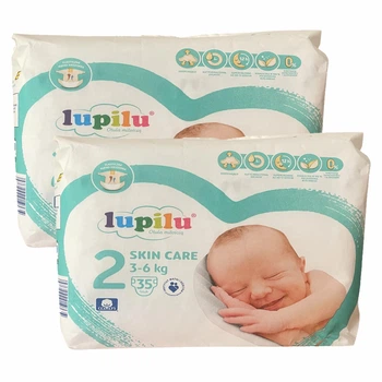 Підгузки Lupilu Skin Care 2 Mini (3-6 кг), 70 шт