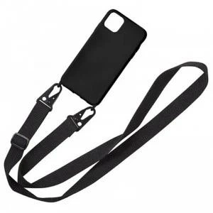 Чехол с ремешком Wave Strap Silicone Case для Apple iPhone 13 Black