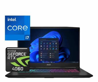 Ноутбук (2024) игровой MSI Katana 17 i7-13620H/ 32GB / 1TB+1TB/ RTX4060 / 17.3" 144Hz