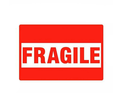 Наклейка на коробки Fragile для крихкого товару