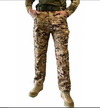 Брюки тактические TACTICAL 3RD Multicam на флисе XL