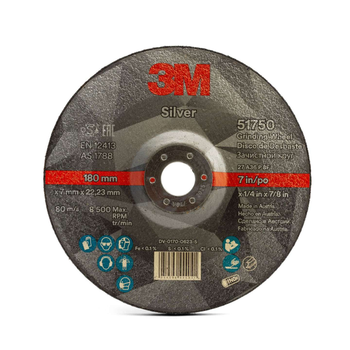Диск зачісний, 3M Silver 51750 T27 180 мм х 7 мм х 22 мм