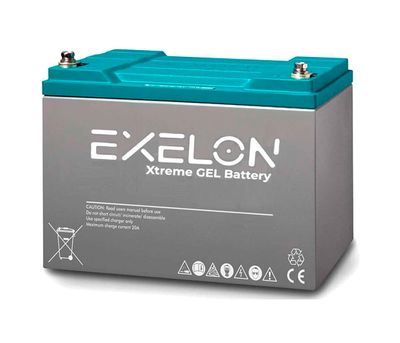 Акумуляторна батарея EXELON 150-12 GEL 12V 150 Ah (483 x 170 x 238), 43.6 kg Grey Q1 - 48