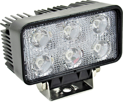 Фара светодиодная Brevia 10-30V, 18W (6x3W), 1320Lm, EPISTAR WHITE, FLOOD 1 шт (10612QFX1)