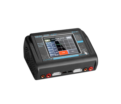Зарядний пристрій HTRC T240 Duo AC150 - DC240Вт, тип АКБ LiPo, LiHv, Li-ion, NiMh, LiFe, Pb, 3.2 Touch screen, 145x105x64mm