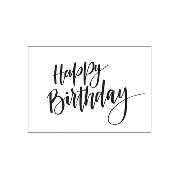 Мини-открытка Star Happy Birthday 10 см х 7 см 9764