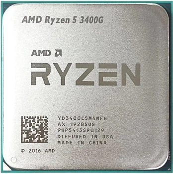 Процессор AMD AM4 Ryzen 5 3400G (3.7GHz 4 Core 8 Thread 4Mb Radeon Vega 11) Refurbished Tray
