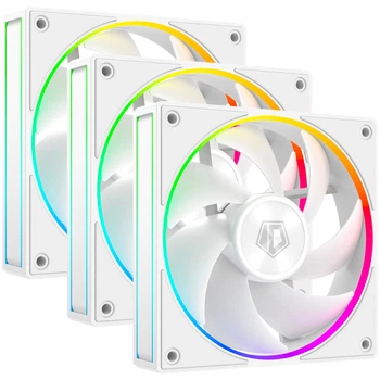 Кулер для ПК ID-Cooling AF-127-ARGB-W 3-pack 120x120x27mm 2000RPM PWM ARGB White