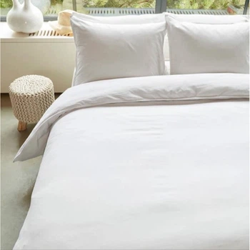 Комплект постільної білизни SoundSleep 113223 Полуторний перкаль бiлий 50x70