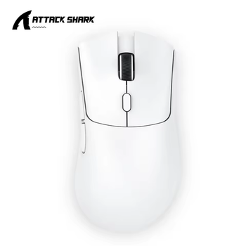 Миша ігрова Attack Shark R1 (сенсор PAW3311) бездротова, біла