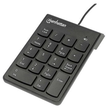 Дротова цифрова клавіатура Manhattan Numeric Keypad USB Black 176354