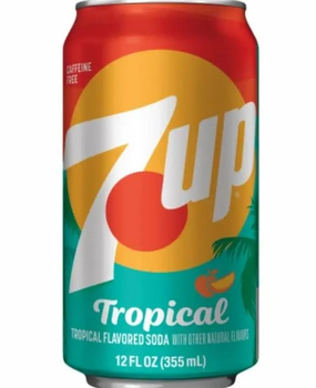 Газированный напиток PepsiCo 7-Up Tropical 355мл