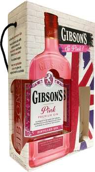 Джин Gibson\'s Pink 0.7 л 37.5% + келих (4820196540229)