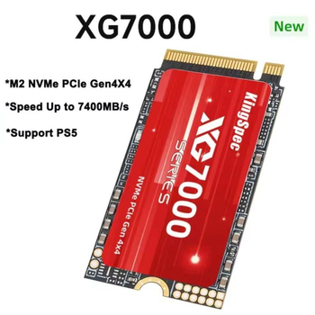 SSD M2 NVMe 2Тб KingSpec XG7000-2Tb 2242 твердотельный накопитель