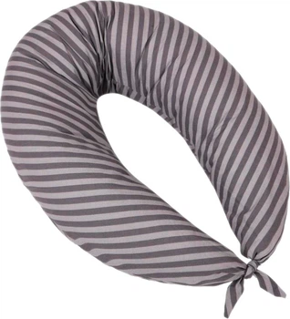 Подушка для беременных и кормления MirSon №5016 Color Line 17-0601 Stripe Gray 30х170 см (2200010969764)