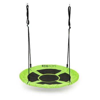 Садова гойдалка Гніздо лелеки ECOTOYS 100 см до 150 кг Зелена