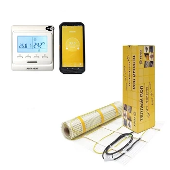 Нагревательный мат In-Therm 200 - 0.8 м2 + Wi-Fi терморегулятор