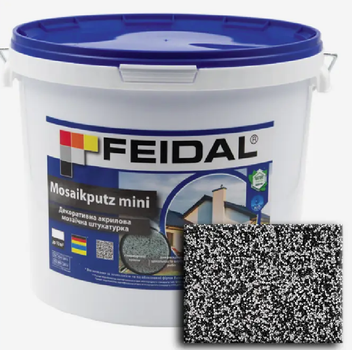 Декоративна акрилова мозаїчна штукатурка Feidal Mosaikputz mini А32 15кг