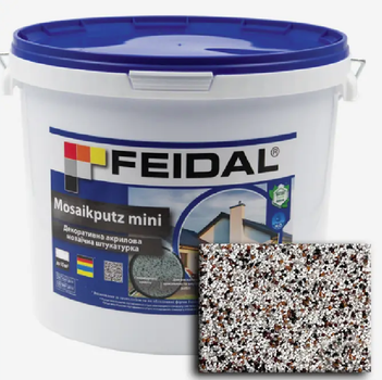 Декоративна акрилова мозаїчна штукатурка Feidal Mosaikputz mini А28 15кг
