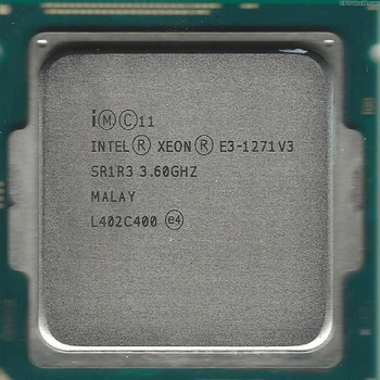 Процесор LGA1150 Haswell Intel Xeon E3-1271v3 4x3.60GHz 8M Cashe 80W SR1R3 Б\В - Б/В