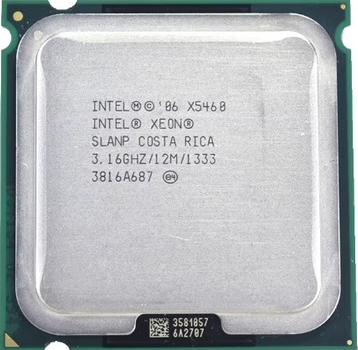 Процессор LGA775 intel Xeon X5460 4x3.16GHz 120W 12mb Cashe 1333MHz (SLANP) Б\В