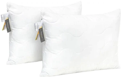 Набор подушек хлопковых MirSon №1624 Eco Light White 50х70 2 шт средние (2200002652322)