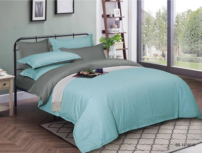 Наволочка с ушками MirSon Satin Stripe 30-0013 + 30-0010 Windly 70x70 см (2200005259795)