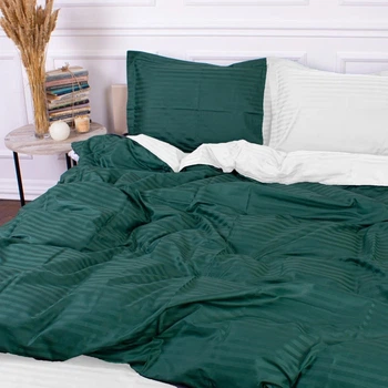 Наволочка с ушками MirSon Satin Stripe 30-0017 + 30-0001 Arabella 70x70 см (2200005261996)