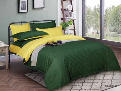 Наволочка с ушками MirSon Satin Stripe 30-0017 + 30-0003 Kleiton 70x70 см (2200005262191)