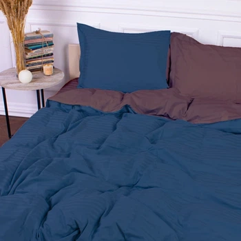 Наволочка с ушками MirSon Satin Stripe 30-0020 + 30-0008 Lovelin 70x70 см (2200005265994)