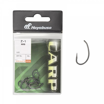 Гачок Hayabusa Carp Z-1 NRB №4 (10шт) (3KB5033) – фото