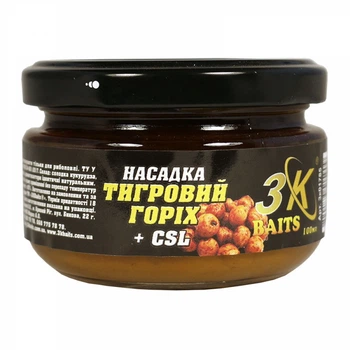 Насадка 3KBaits Тигровый орех Premium CSL 100мл (3KB1849)